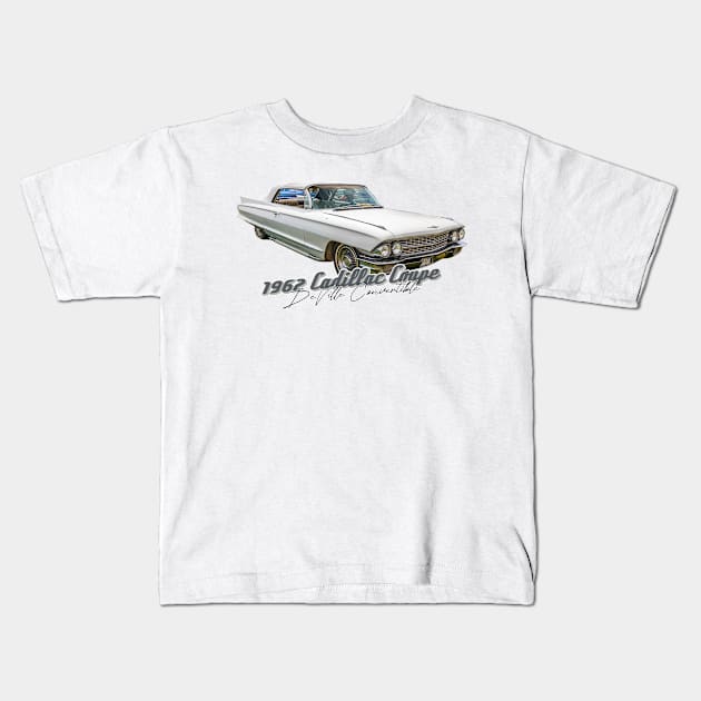 1962 Cadillac Coupe DeVille Convertible Kids T-Shirt by Gestalt Imagery